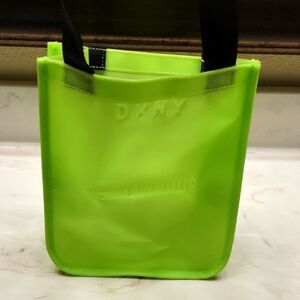 DKNY Neon Green Tote Bag